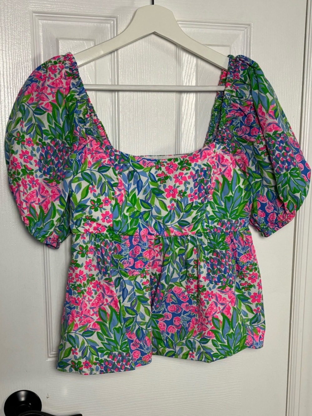 Lilly Pulitzer Kay Top 100% Cotton Size 4